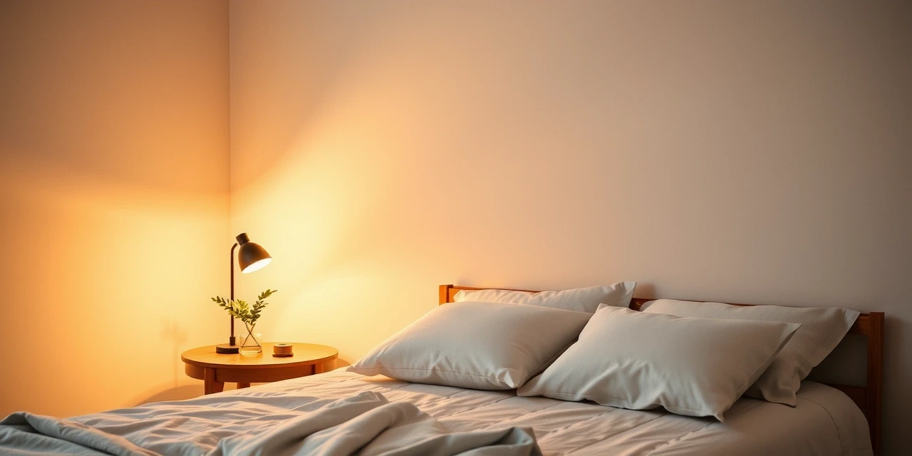 Atmosphère de chambre apaisante